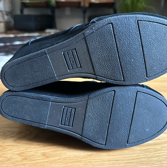 Tom’s Wedge booties, black, barely used - Picture 3 of 4